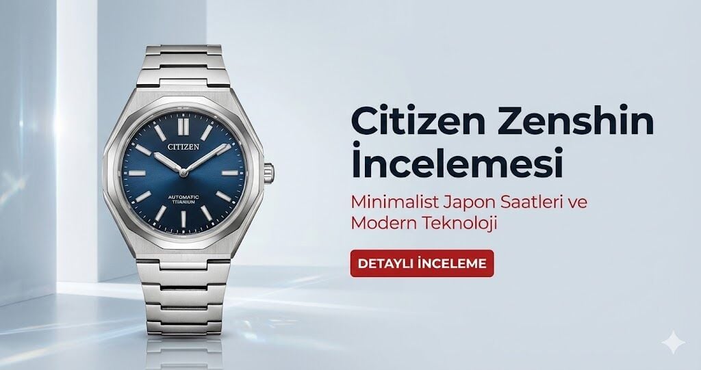 Citizen Zenshin İncelemesi: Japon Minimalizmi ve Modern Saat Teknolojisi