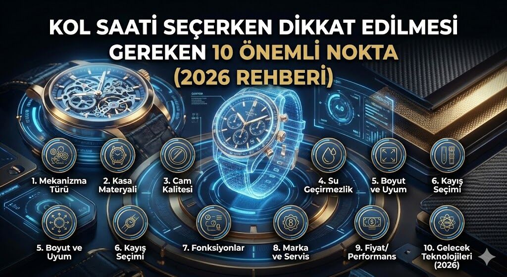 Kol Saati Seçerken Dikkat Edilmesi Gereken 10 Önemli Nokta (2026 Rehberi)