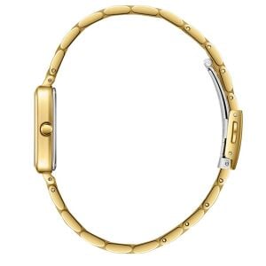 Lee Cooper LC08232.120 Kadın Kol Saati – Gold Renk, Zarif Dikdörtgen Çelik Kasa Tasarımı