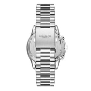 Lee Cooper LC08216.390 Erkek Kol Saati – Lacivert Multifonksiyon, 43 mm Çelik Kasa & Çelik Kordon