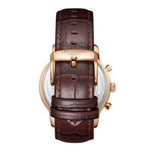 Lee Cooper LC08186.492 Erkek Kol Saati – Deri Kordon – 43 mm – Kronograf