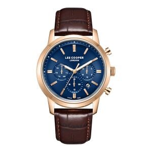 Lee Cooper LC08186.492 Erkek Kol Saati – Deri Kordon – 43 mm – Kronograf