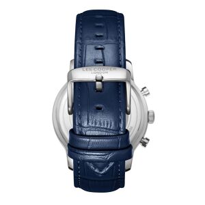 Lee Cooper LC08186.399 Lacivert Deri Kordon – 43 mm – Multifonksiyon – 5ATM