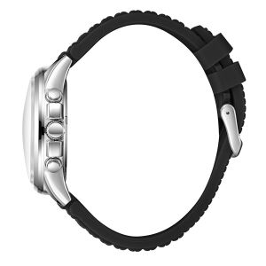 Lee Cooper LC08183.351 Erkek Kol Saati - Siyah Silikon Kordon – 43 mm – Multifonksiyon - Şık Tasarım