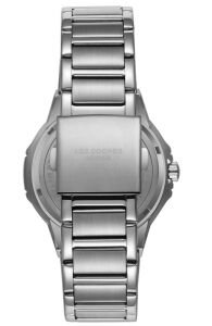 Lee Cooper LC08016 Erkek Kol Saati – Gümüş Altın Detaylı – 43mm – Çelik Kordon