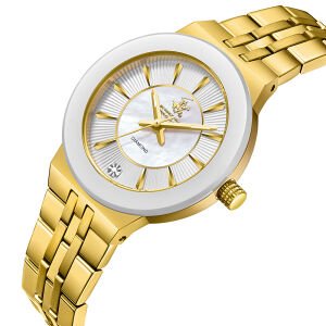 Beverly Hills Polo Club BP3689X.120 Kadın Kol Saati – Pırlantalı - Paslanmaz Çelik – 33 mm Seramik Safir Kaplamalı Cam