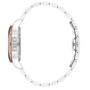 Beverly Hills Polo Club BP3622X.530 Kadın Kol Saati – Beyaz Seramik – 36 mm – Sedef Kadran