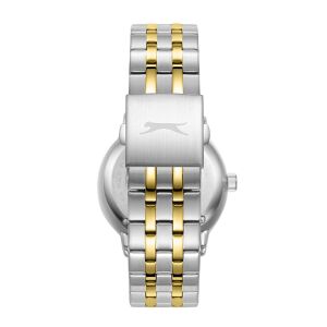 Slazenger SL.09.2560.2.06 Erkek Kol Saati – 43 mm – Çelik Kordon Silver&Gold – Takvim