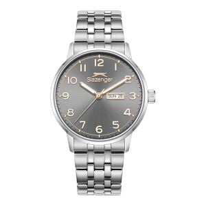 Slazenger SL.09.2560.2.04 Erkek Kol Saati – 43 mm – Çelik Kordon Silver – Takvim