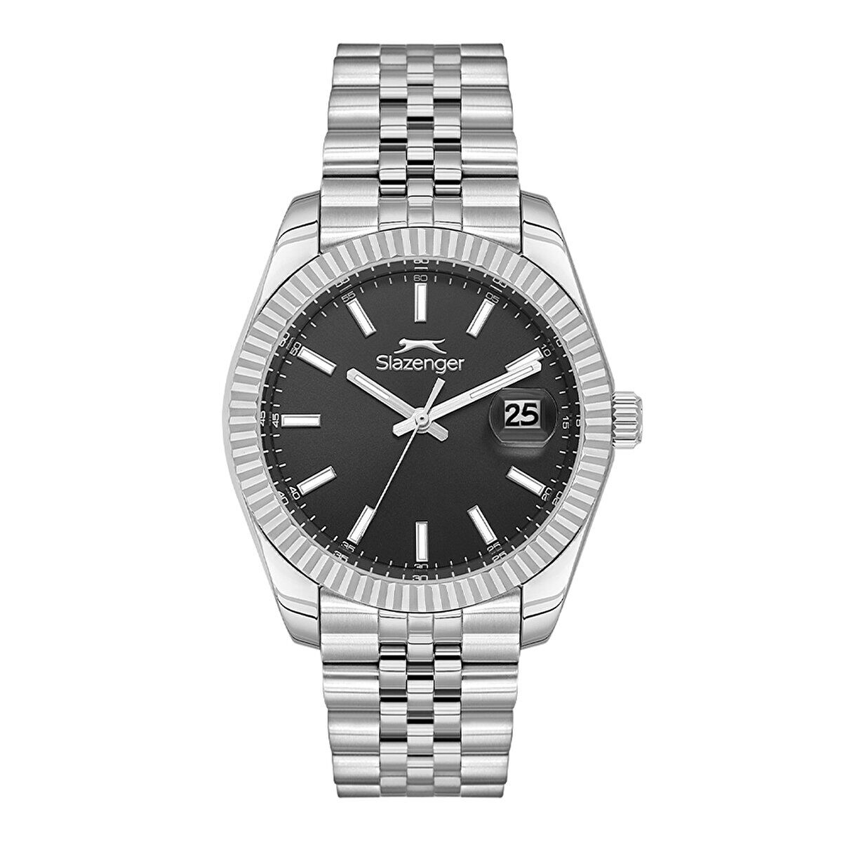 Slazenger SL.09.2509.1.05 Erkek Kol Saati – Çelik Kasa & Bilezik - Rolex Tasarım