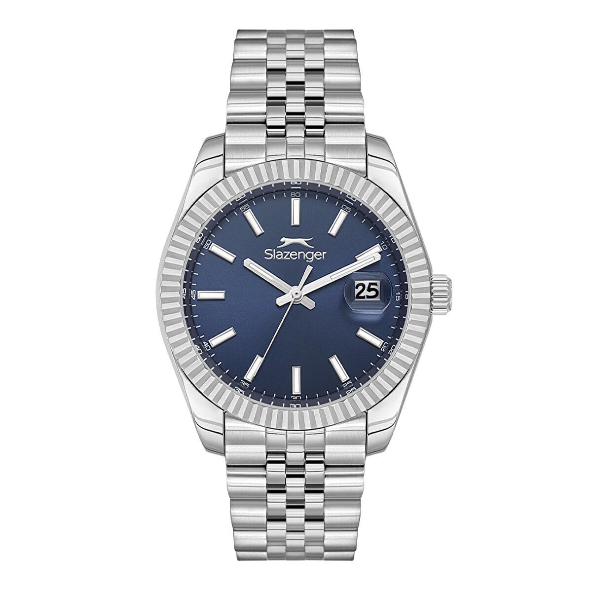 Slazenger SL.09.2509.1.03 Erkek Kol Saati – 41,5 mm – Paslanmaz Çelik Kasa – Rolex Tasarım
