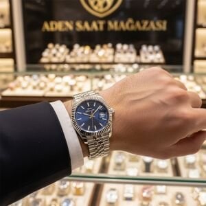 Slazenger SL.09.2509.1.03 Erkek Kol Saati – 41,5 mm – Paslanmaz Çelik Kasa – Rolex Tasarım