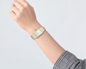 Gant G173002 Kadın Kol Saati – Dikdörtgen Kasa – Altın Renk Çelik Kordon – 24 mm – Zarif ve Şık Tasarım