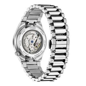 Citizen Tsuyosa Erkek Kol Saati – 40 mm – Çelik Kasa – Çelik Kordon – Mavi Dokulu Kadran – Otomatik