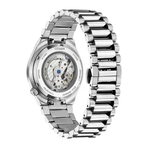 Citizen Tsuyosa Erkek Kol Saati – 40 mm – Çelik Kasa – Çelik Kordon – Altın Dokulu Kadran – Otomatik