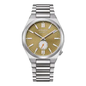 Citizen Tsuyosa Erkek Kol Saati – 40 mm – Çelik Kasa – Çelik Kordon – Altın Dokulu Kadran – Otomatik