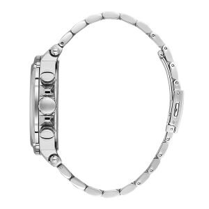 Slazenger Erkek Kol Saati – Çelik Kasa – Gümüş Çelik Kordon – Mavi Kadran – Kronograf Tasarım