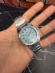 Slazenger Erkek Kol Saati – Silver Çelik Kasa – Silver Çelik Kordon – Turkuaz Kadran