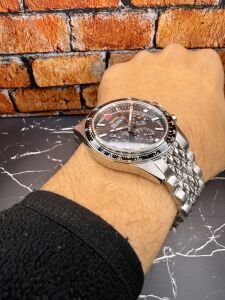 Slazenger Erkek Kol Saati – Siyah Kadran – Paslanmaz Çelik Kasa – Çelik Kordon