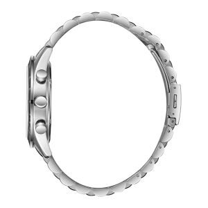 Slazenger Erkek Kol Saati – Koyu Mavi Kadran – Paslanmaz Çelik Kasa – Çelik Kordon – Kronograf