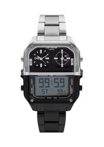 Lee Cooper Erkek Kol Saati – Hibrit Analog & Dijital – Paslanmaz Çelik - Çok Fonksiyonlu