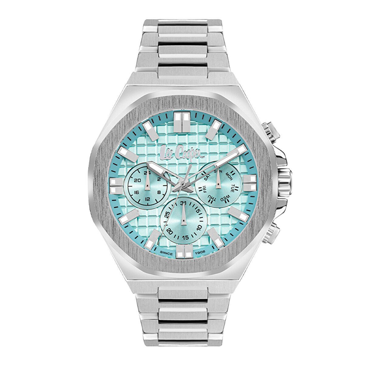 Lee Cooper Erkek Kol Saati – Mavi Kadran – Paslanmaz Çelik Kasa ve Kordon