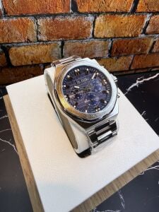 Lee Cooper Erkek Kol Saati – Lacivert Kadran – Paslanmaz Çelik Kasa ve Kordon - 46MM