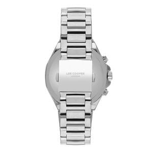 Lee Cooper Erkek Kol Saati – Lacivert Kadran – Paslanmaz Çelik Kasa ve Kordon - 46MM