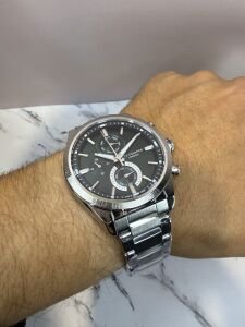 Lee Cooper Erkek Kol Saati | 45 mm Çelik Kasa, Yeşil Kadran, Multifonksiyon