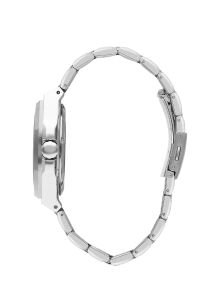 Lee Cooper Erkek 43 mm Çelik Kasa, Siyah Kadran, Otomatik Kol Saati