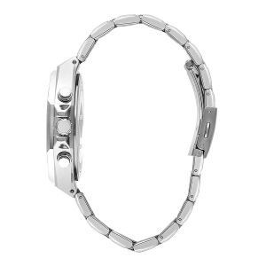 Lee Cooper Erkek 44 mm Çelik Kasa, Lacivert Kadran, Multifonksiyon Kol Saati