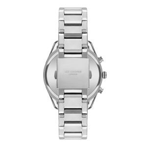 Lee Cooper Erkek 45 mm Çelik Kasa, Lacivert Kadran, Multifonksiyon Kol Saati