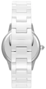 Beverly Hills Polo Club Kadın 35 mm Çelik Kasa, Beyaz Seramik Kordon, Sedef Kadran, Analog Kol Saati