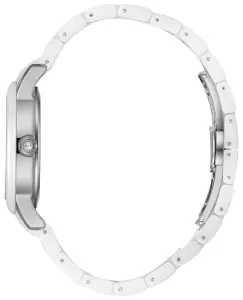 Beverly Hills Polo Club Kadın 35 mm Çelik Kasa, Beyaz Seramik Kordon, Sedef Kadran, Analog Kol Saati