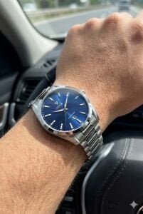 Fiesta Erkek Kol Saati | 41 mm Çelik Kasa, Çelik Kordon, Safir Cam, 5 ATM