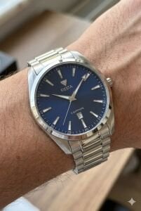 Fiesta Erkek Kol Saati | 41 mm Çelik Kasa, Çelik Kordon, Safir Cam, 5 ATM