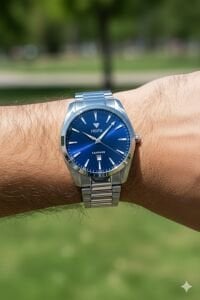 Fiesta Erkek Kol Saati | 41 mm Çelik Kasa, Çelik Kordon, Safir Cam, 5 ATM