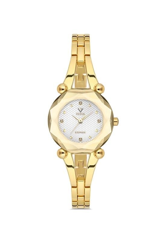 Fiesta Kadın Kol Saati | 32 mm Çelik Kasa, Çelik Kordon, Safir Cam, İnce Zarif Tasarım