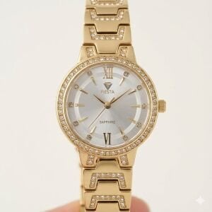 Fiesta Kadın Kol Saati | 32 mm Çelik Kasa, Paslanmaz Çelik Kordon, Safir Cam,