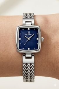 Reward Kadın Kol Saati | 22 mm Çelik Kasa, Mavi Kadran,  Mineral Cam, Şık Tasarım