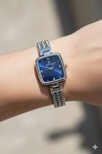 Reward Kadın Kol Saati | 22 mm Çelik Kasa, Mavi Kadran,  Mineral Cam, Şık Tasarım