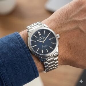 Slazenger Erkek Otomatik Japon (8215) Mekanizmalı Kol Saati | 43 mm Gümüş Renk Çelik Kasa