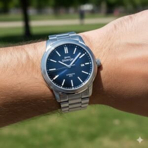 Slazenger Erkek Otomatik Japon (8215) Mekanizmalı Kol Saati | 43 mm Gümüş Renk Çelik Kasa