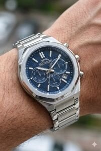 Slazenger Erkek Multifonksiyon Kol Saati | 40 mm Çelik Kasa, Çelik Kordon, 5ATM