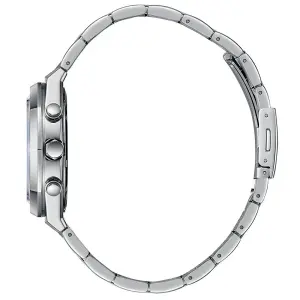 Slazenger Erkek Multifonksiyon Kol Saati | 40 mm Çelik Kasa, Çelik Kordon, Siyah Kadran,