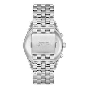 Slazenger Erkek Multifonksiyon Kol Saati | 45 mm Çelik Kasa, Paslanmaz Çelik Kordon, 5ATM