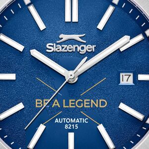 Slazenger Erkek Otomatik Japon (8215) Mekanizma Kol Saati | 43 mm Çelik Kasa, Şeffaf Arka Kapak, 10ATM