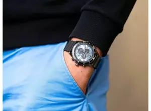 Citizen Erkek Kronograf Kol Saati | 42mm, Silikon Kordonlu, Eco Drive (Güneş Enerjili)