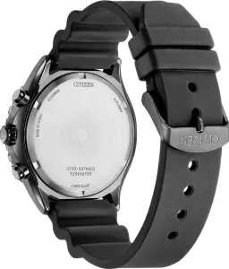 Citizen Erkek Kronograf Kol Saati | 42mm, Silikon Kordonlu, Eco Drive (Güneş Enerjili)