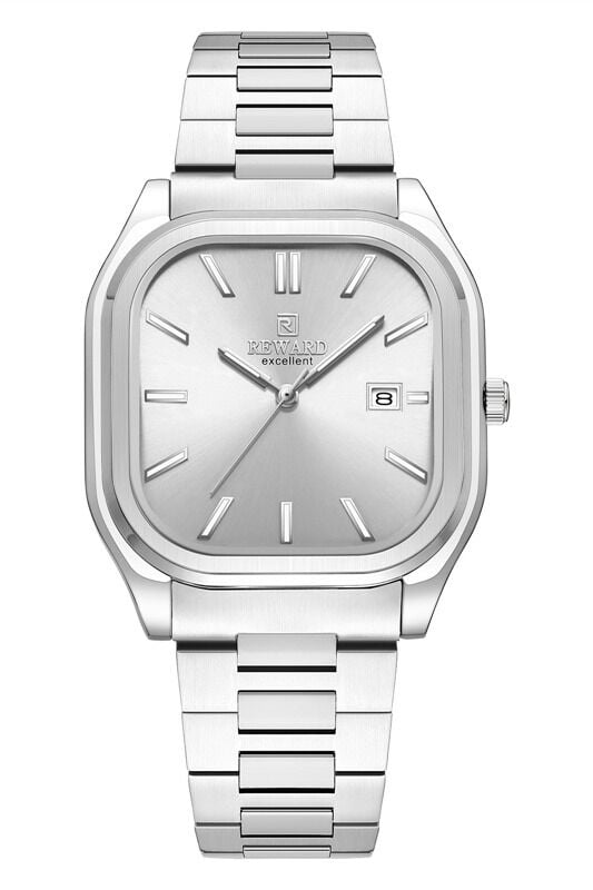 Reward Şık Erkek Kol Saati | 40 mm Çelik Kasa, Çelik Kordon, 5ATM